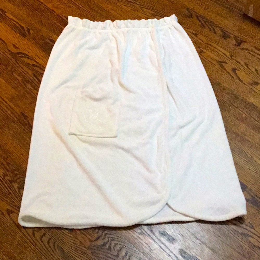 White Terry Towel Wrap